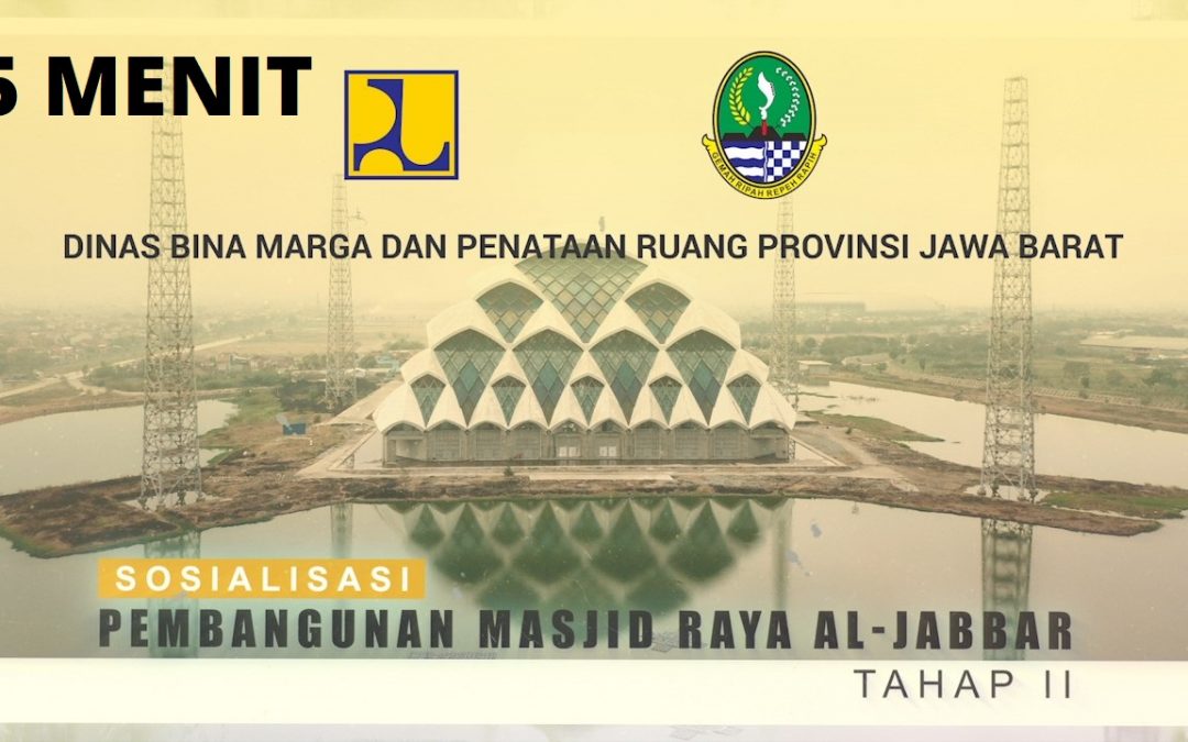 Yuk lihat progres Masjid Al-Jabbar Tahap II