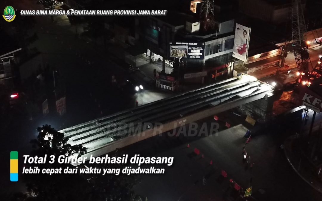 Erection Girder Flyover Jl. Jakarta – Jl. Supratman (Bandung)