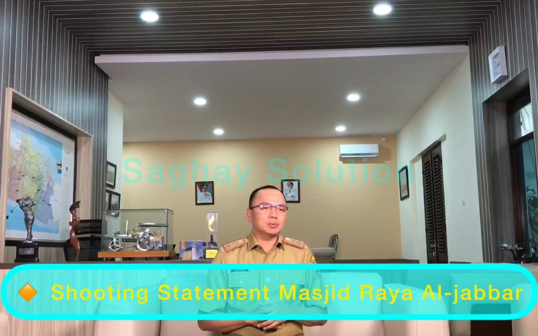 Shooting Statement Kadis DBMPR – Sosialisasi Masjid Raya Al-Jabbar Tahap III