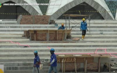 Progres Pembangunan Masjid Al-Jabbar – 27 Januari 2022