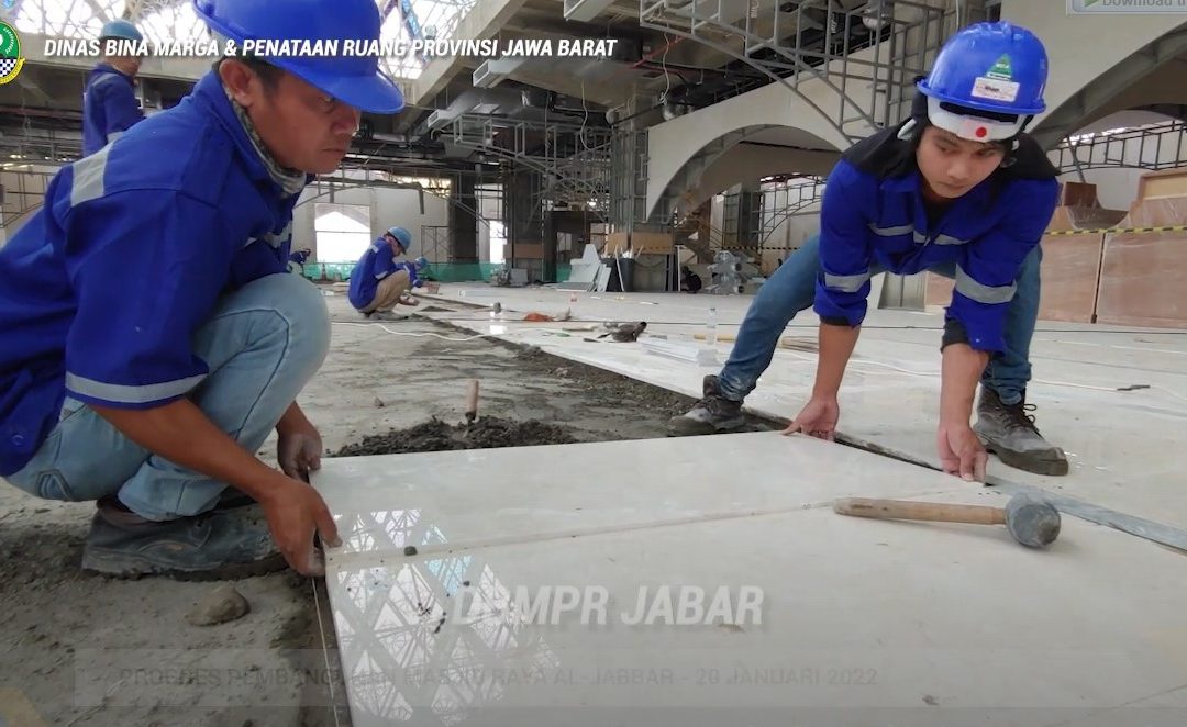 Progres Pembangunan Masjid AL-Jabbar – 20 Januari 2022