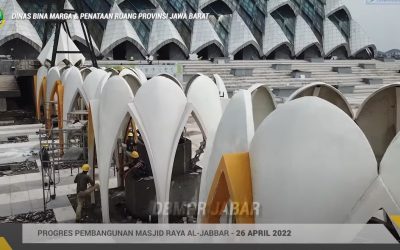 Progres Pembangunan Masjid Al Jabbar Tahap IV – 26 April 2022
