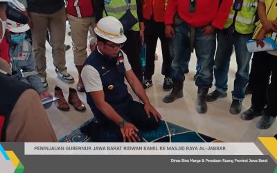 Ridwan Kamil Meninjau Pembangunan Masjid Raya Al-Jabbar