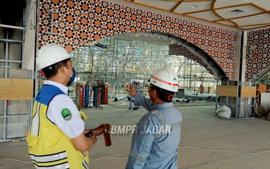 Progres Pembangunan Masjid Raya Al Jabbar Tahap IV | 10 Agustus 2022