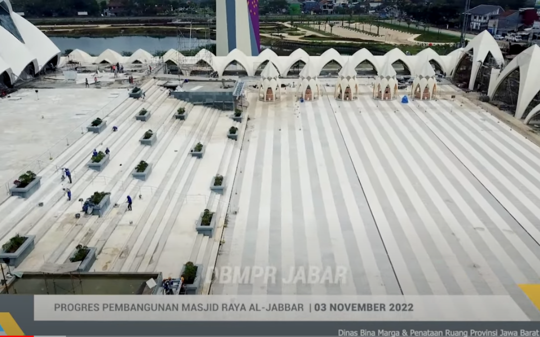 Progres Pembangunan Masjid Raya Al Jabbar Tahap IV | 03 November 2022