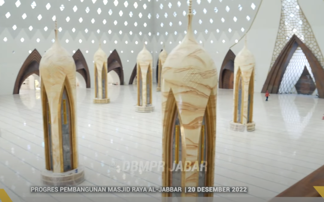 Progres Pembangunan Masjid Raya Al Jabbar Tahap IV | 20 Desember 2022